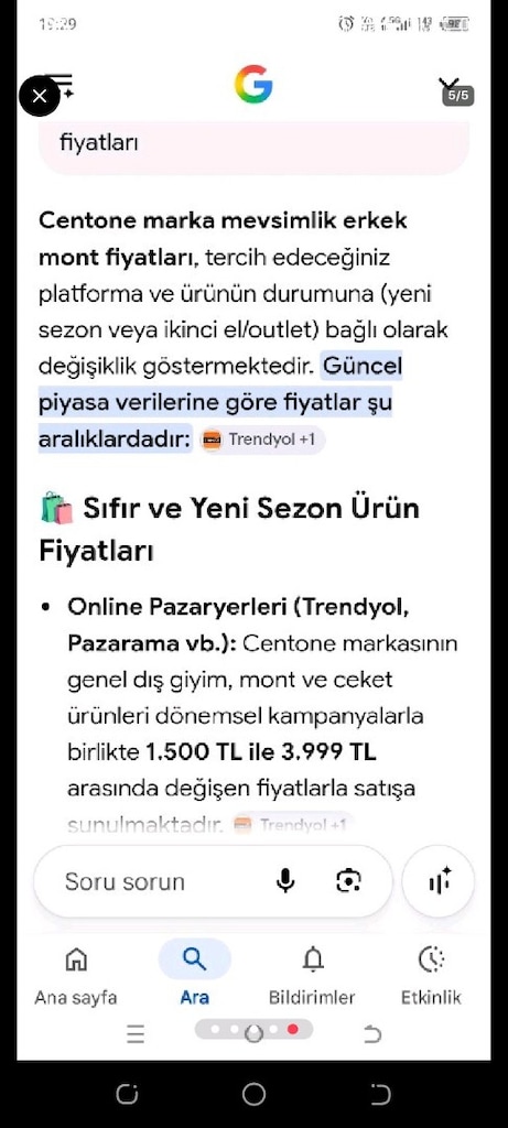 SIFIR CENTONE MEVSİMLİK MONT KACMAZ - 5