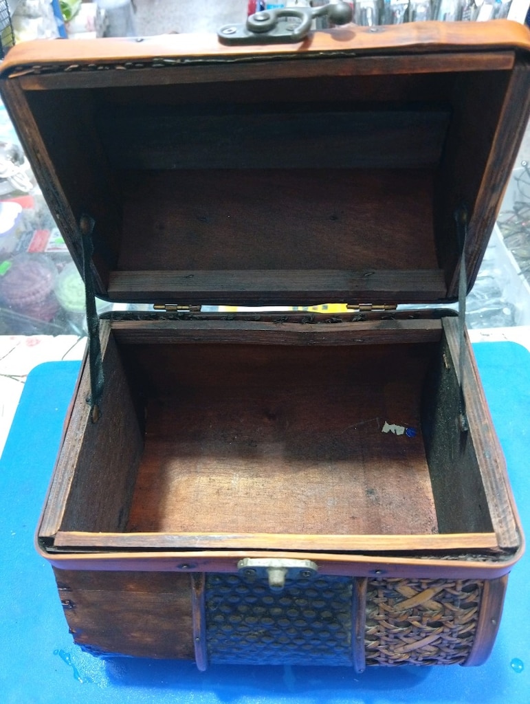 Ahşap,Bambu,Örme Sandık - 3