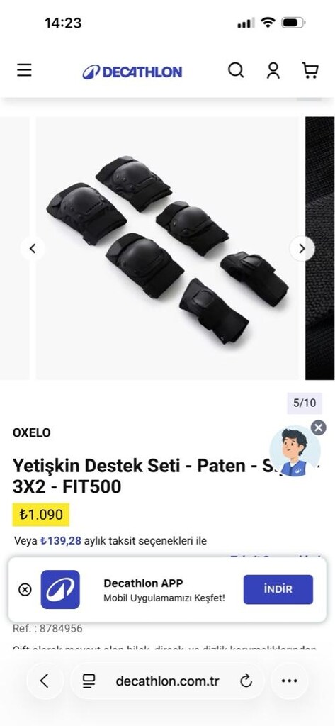 Decathlon 43 numara paten set - 7