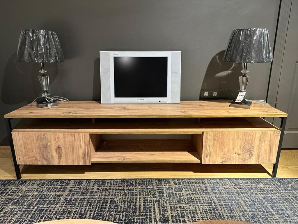 Sıfır.. Masif Mdf Ahşap Cool Tv Ünitesi - 3