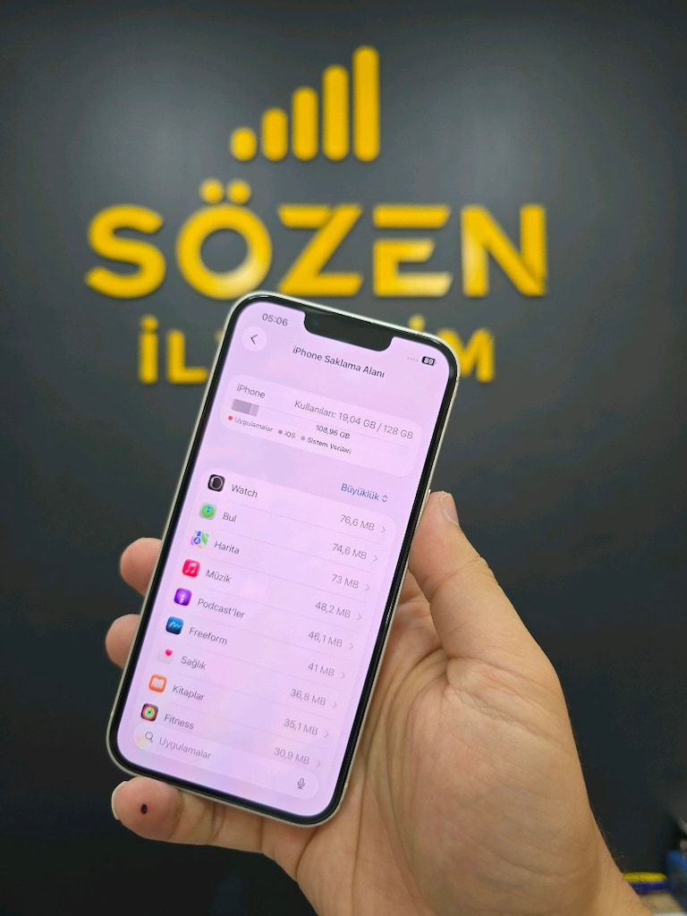 SÖZEN İLETİŞİM İPHONE 13 128GB PİL 100 YURTİÇİ - 5