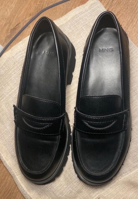 Mango Loafer Ayakkabı Sıfır Siyah