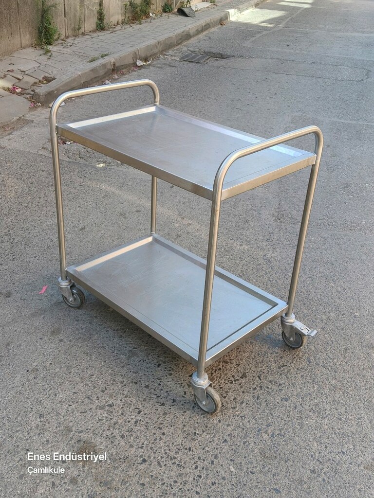 krom servis arabası - 8
