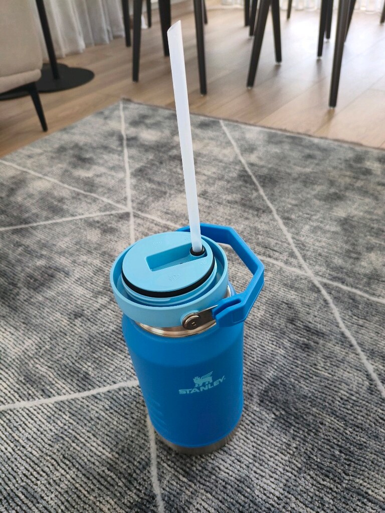 Orijinal Kullanılmamış Stanley The IceFlow Flip Straw Jug 1.9 LT Mavi - 4