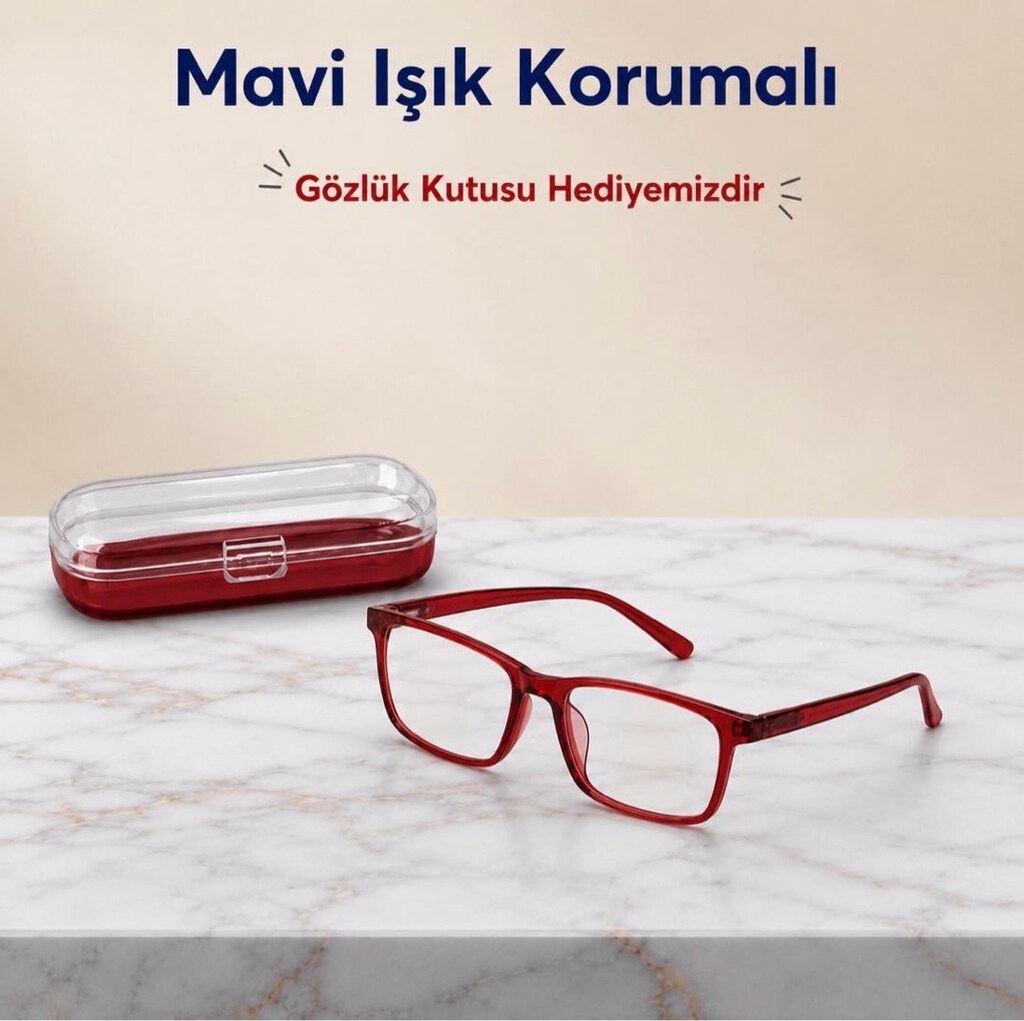 Esnek Hafif Erkek Kadın Okuma Gözlüğü - 9