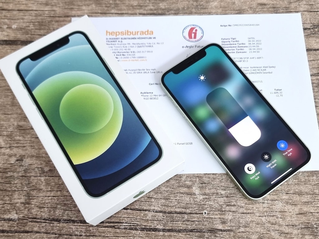 Iphone 12 Mini / Kutu Fatura / 128 GB / Pil 74 / Ful Orjinal - 2