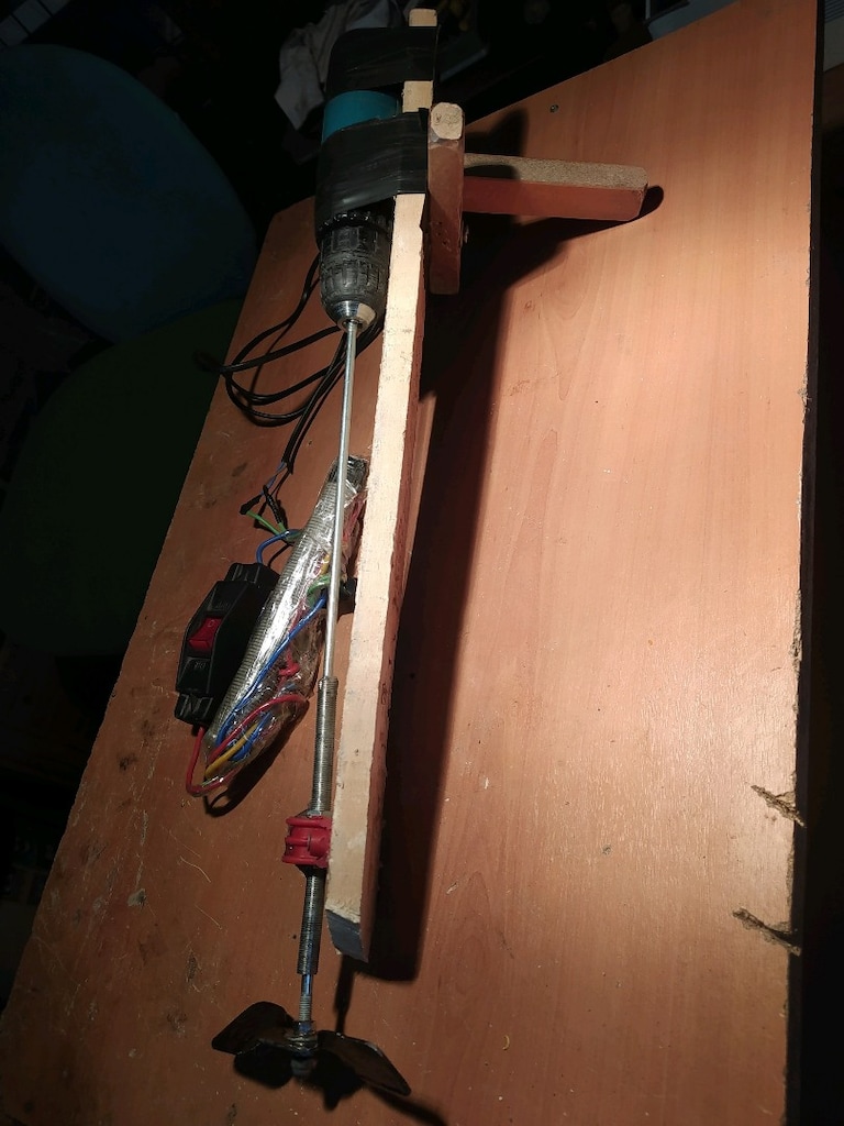 hobi el yapımı deniz bot motoru - 3