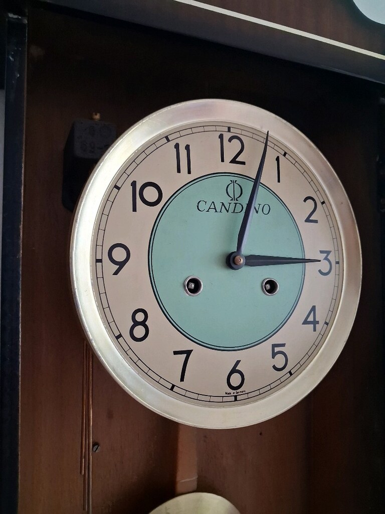 CANDINO Kurmalı Gonglu Duvar Saati ALMAN - 10