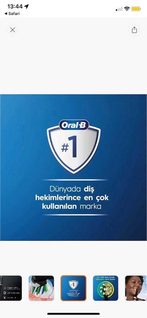 KAPALI KUTU~ Oral-B D103 Vitality Pro Cross Action şarjlı diş fırçası - 8