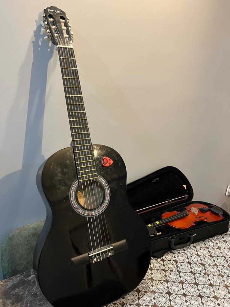 campbell klasik gitar ve cremonia 1/2 keman - 7