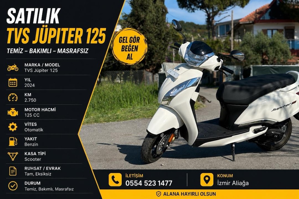 SAHİBİNDEN TVS JUPİTER 125