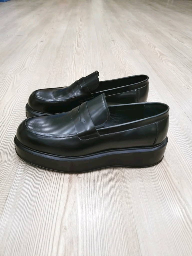Dolce Gabbana Hakiki Deri Kalın Tabanlı Loafer Ayakkabı - 4