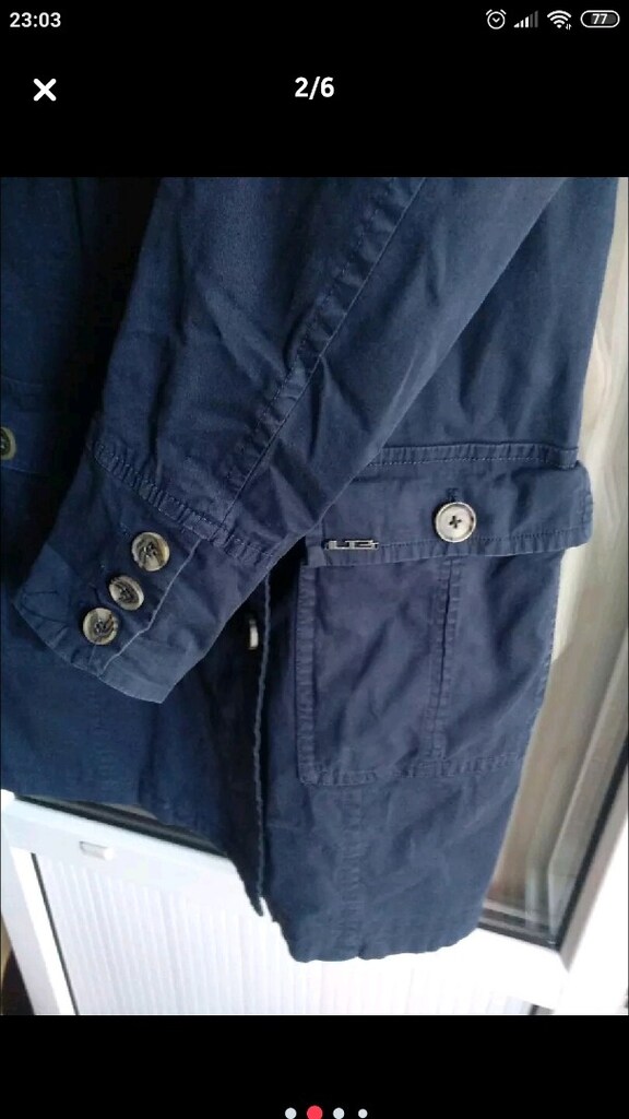 LTB TRENÇKOT YAĞMURLUK NAVY 38/M BEDEN - 2