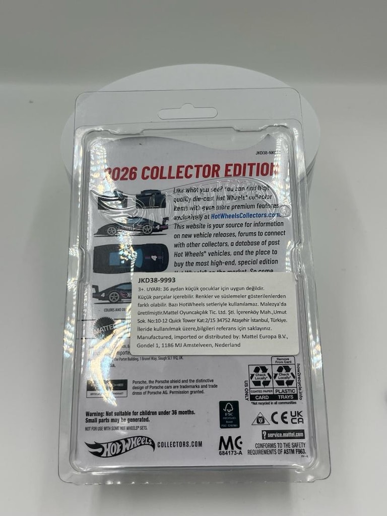 Hot Wheels Car Culture 1:64 Porsche Lot — Sıfır, Kart Hasarsız - 9