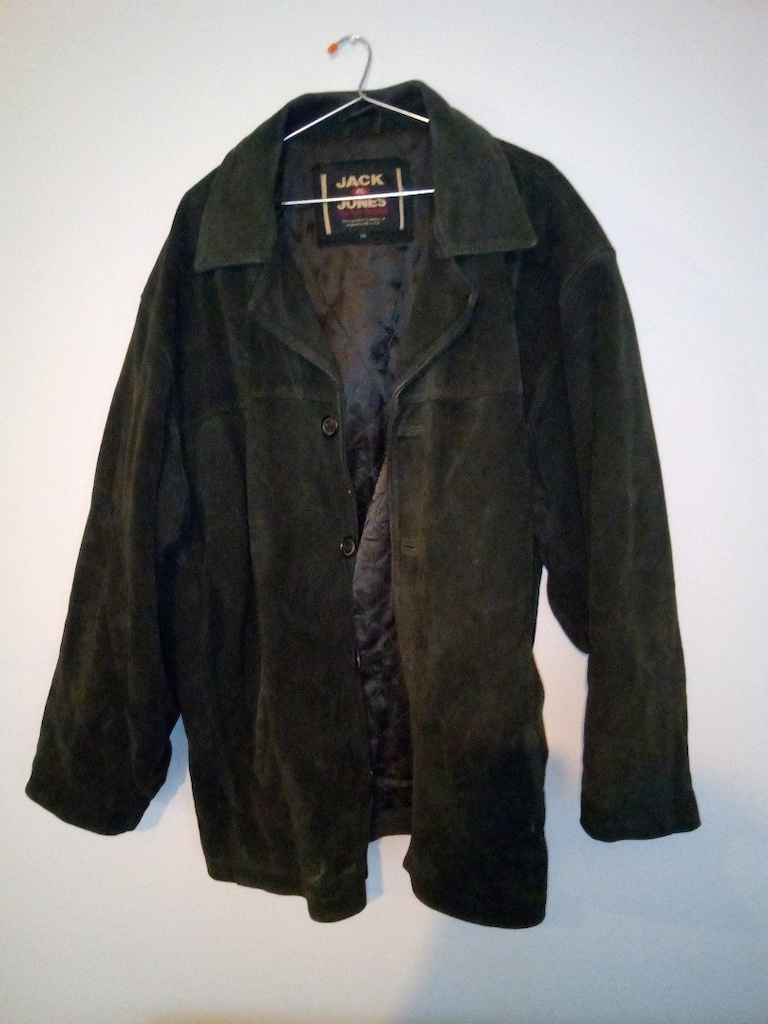 Jack&Jones ağır süet palto orijinal boy 83 lacivert göğüs 63 en 65
