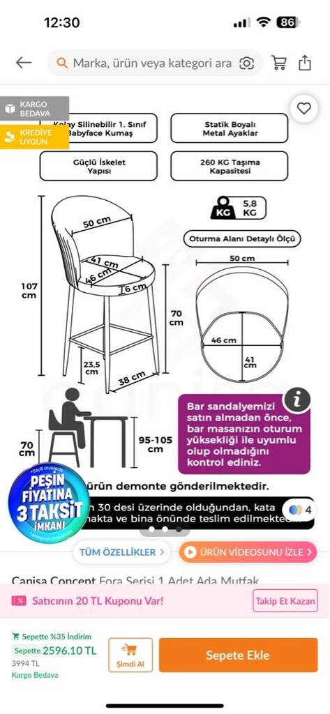 bar sandalyesi - 4