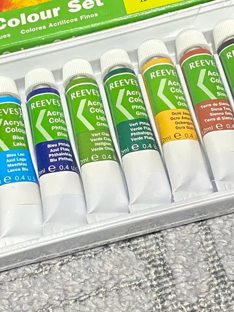 Reeves Fine Akrilik Boya Seti – 12 Renk - 4