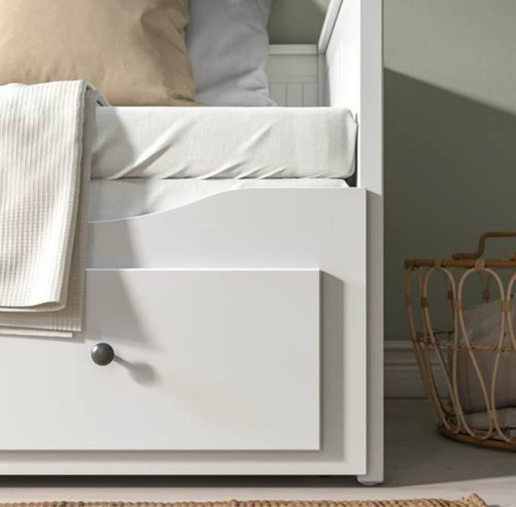 IKEA HEMNES Divan/Karyola + Çift Kişilik Kaliteli Yataklar Dahil – Çok - 6