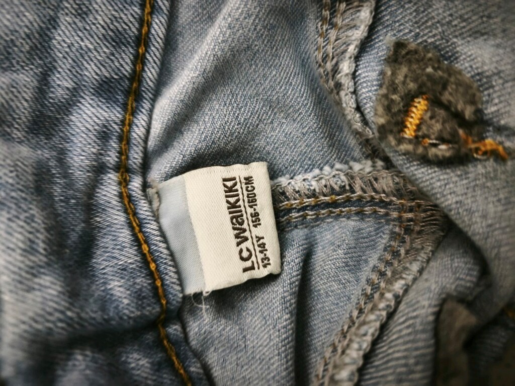 LCW Waikiki marka kız Çocuk kot pantolon 13/14 yaş - 8