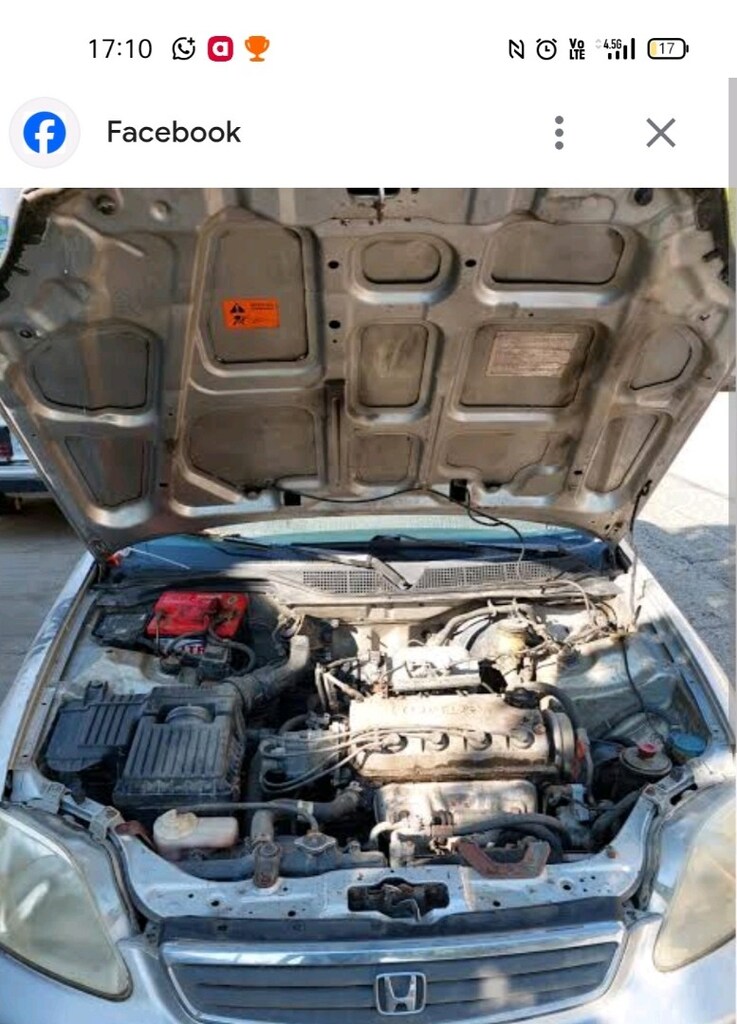 2000 mod Honda Civic ies 1.4 Motor temiz - 3