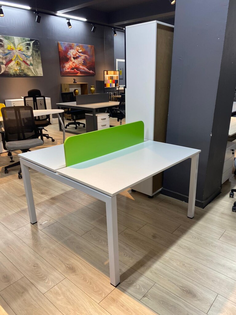 2 KİŞİLİK SATIŞ DESTEK MASASI + 2'Lİ BÜRO MASASI + MORE OFİS - 11