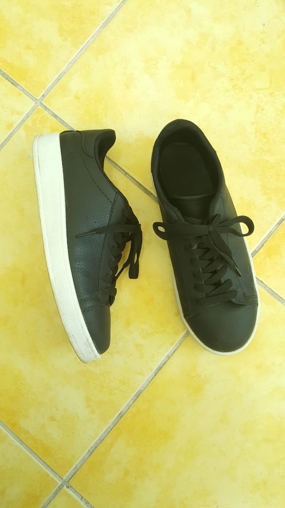Siyah Sneaker Spor Ayakkabı - 4