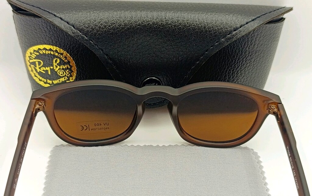 SIFIR KUTUSUNDA, RAYBAN (KEMİK) UV400 FİLTRELEME GÜNEŞ GÖZLÜĞÜ - 4