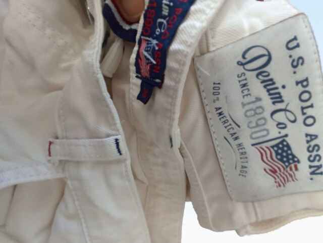 U.S. Polo Assn. Beyaz Erkek Denim Pantolon