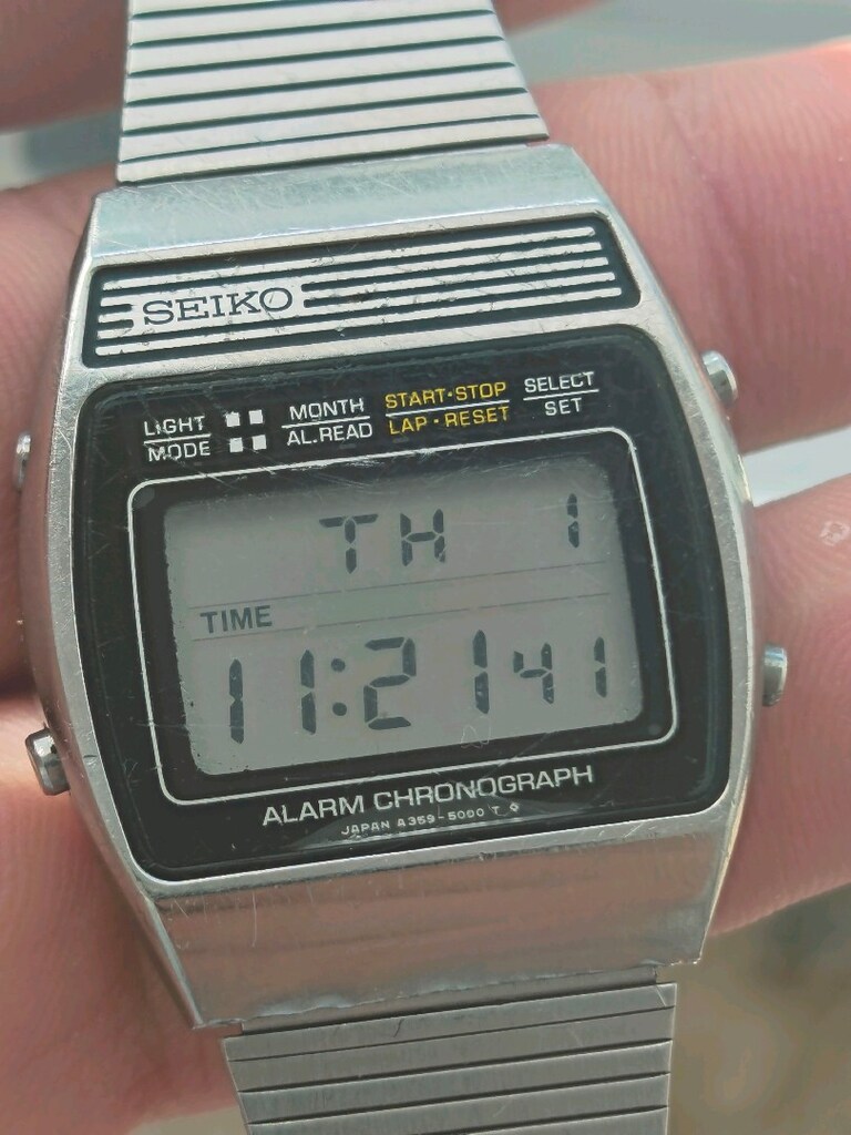 Seiko dijital kol saati - 4