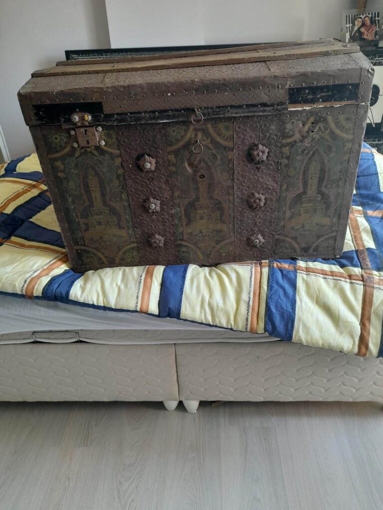 Antika Osmanlı dönemine ait sandık - 3