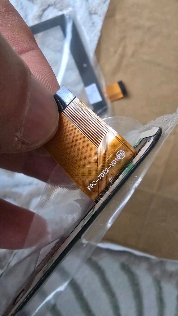 FPC-70E2-V01 Kablo Kodlu Dokunmatik Siyah - 3