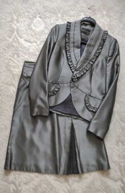 GÜMÜŞ GRİ BLAZER ETEK TAKIM ELBİSE İpekyol vakko ilmio Twist zara
