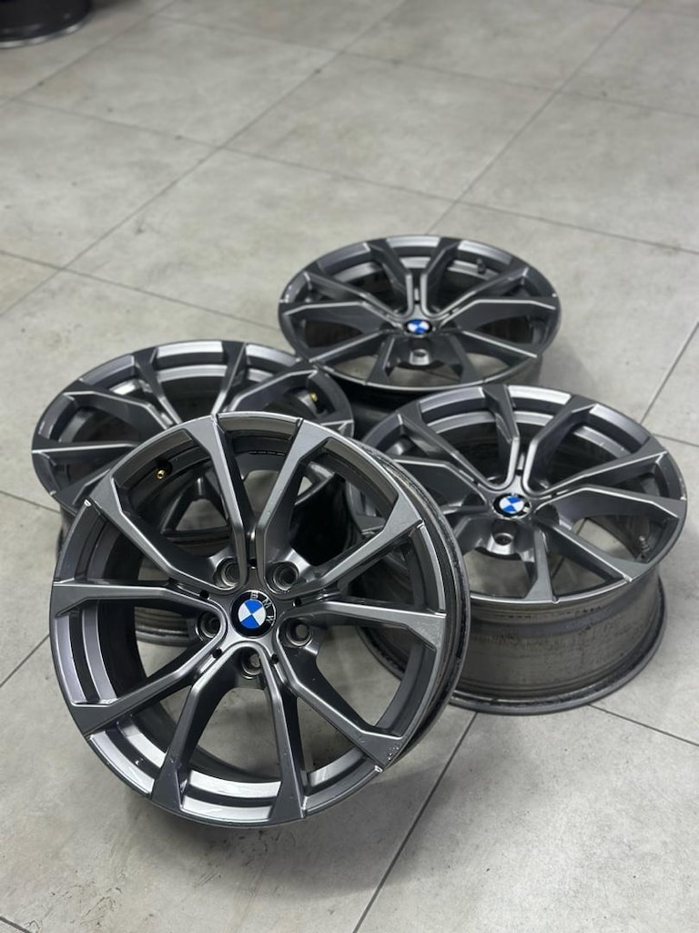 17 inç 5x112 orjinal BMW jant takımı hatasız - 2