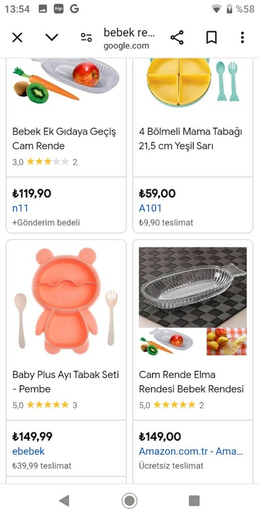 Bebek biberon, suluk, silikon kaşık,meyve rende tabağı. - 13