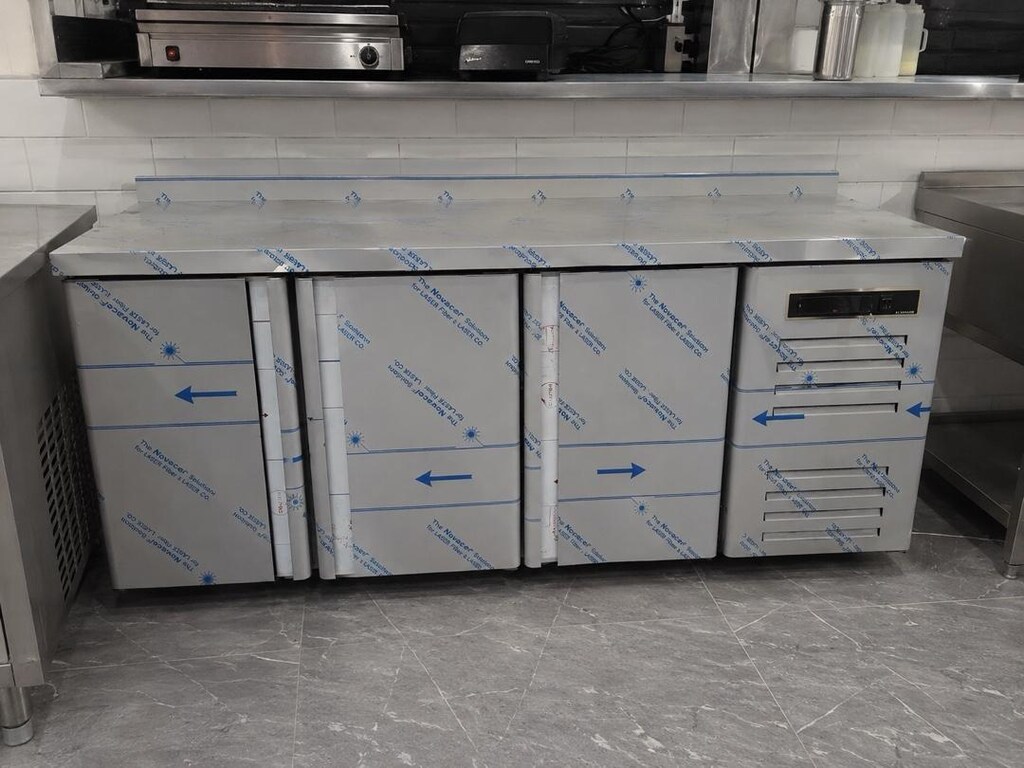 KLİMASAN / ŞENOCAK 3 Kapılı Gastronom Tezgah Tipi Dolap 304 kalite - 5