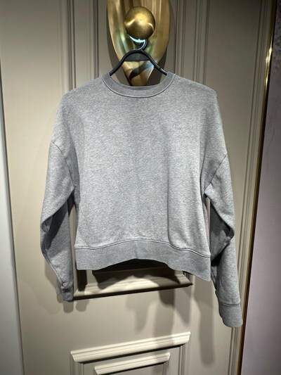 Calvin Klein Jeans Orijinal Gri CK Logolu Sweatshirt – XS