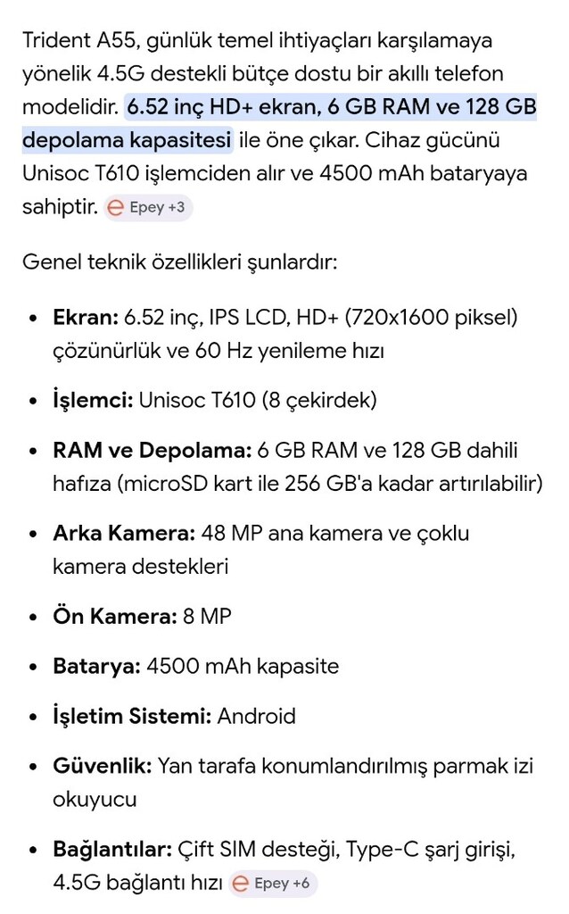 Trident A55 - 2