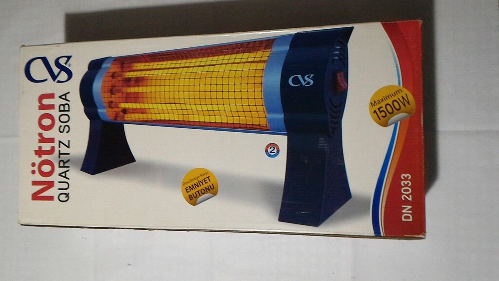 CVS 1500W ve ISIMATİK 1200W Quartz Çubuklu Elektrikli Isıtıcı (2 Adet) - 2