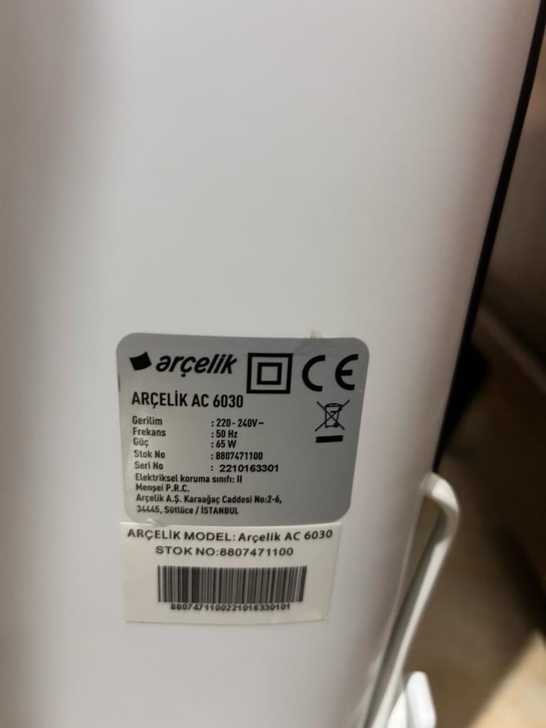 ARÇELİK AC630 HAVA SOĞUTUCU