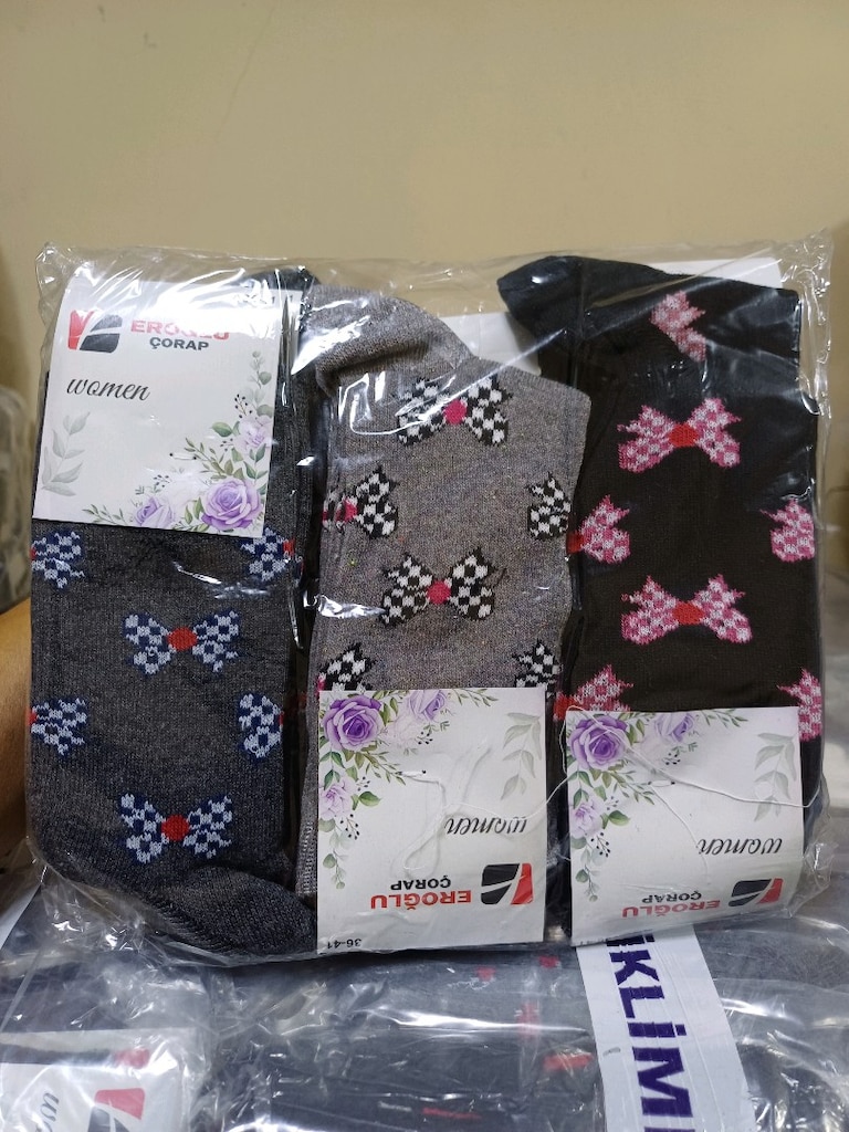 bayan soket çorap her renk desen mevcut 12 adet 120 TL - 2