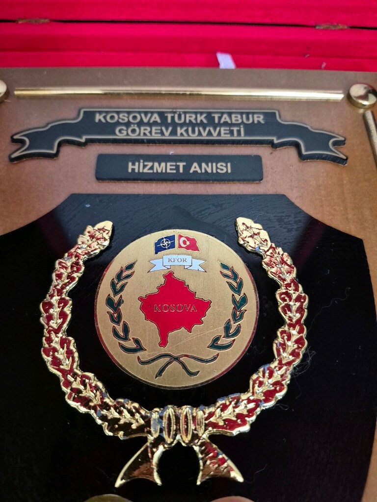 KOSAVA TÜRK TABURU GÖREV ANISI PLAKET - 2