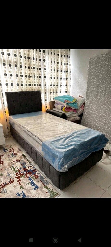 90/190 cm'lik baza Başlık yatak takım sandıklı baza - 6