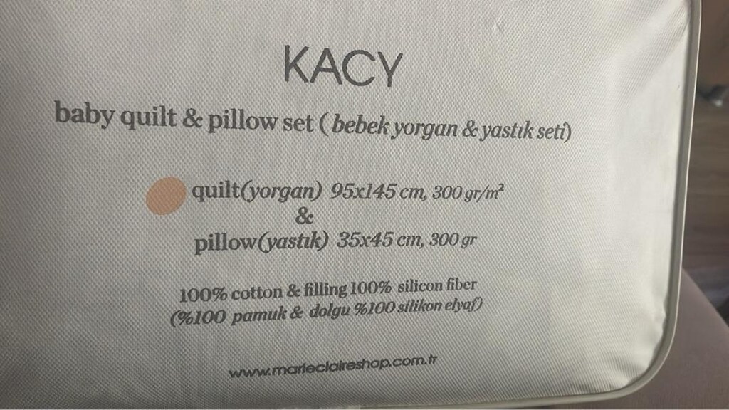marie claire bebek yastık ve yorgan takım sıfır - 2