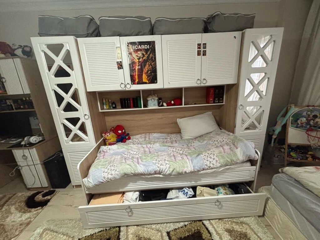 yavru yataklı dolaplı baza - 4