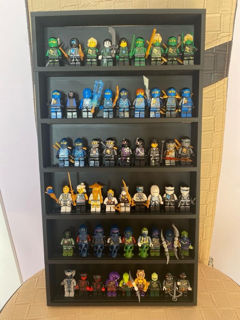 Lego Ninjago Minifigürleri ve Sergileme Stand - 16