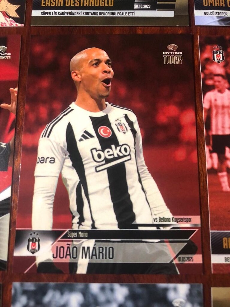 Mythos beşiktaş numaralı kart lot - 4
