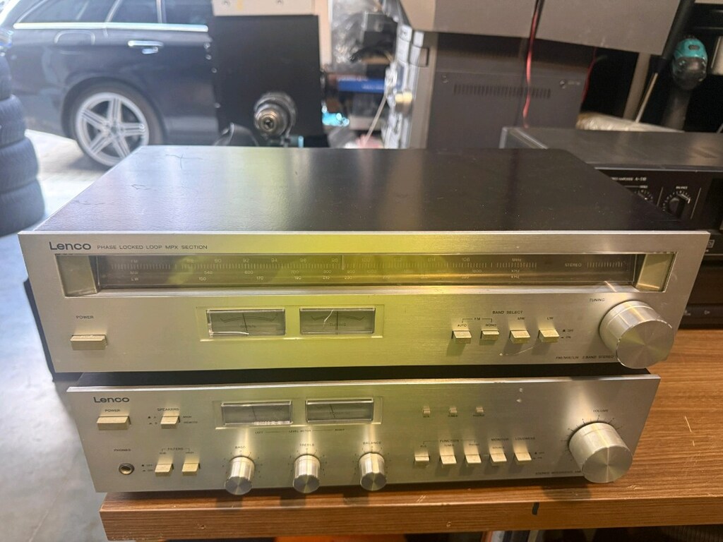 Lenco MAP 3400 25+25 Watt Stereo Amplifikatör ve Lenco MTN4300 Radyo - 8