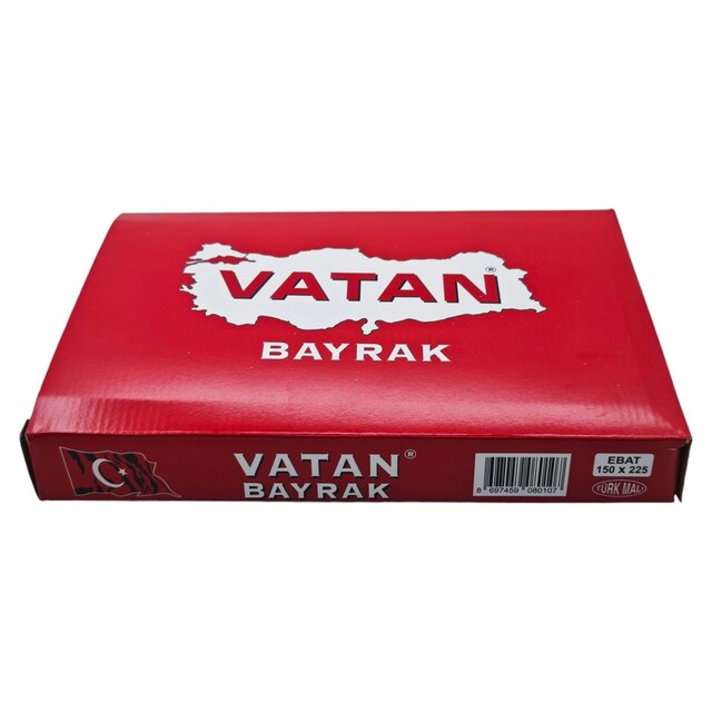 VATAN TÜRK BAYRAĞI ORTA BOY SIFIR ÜRÜN
