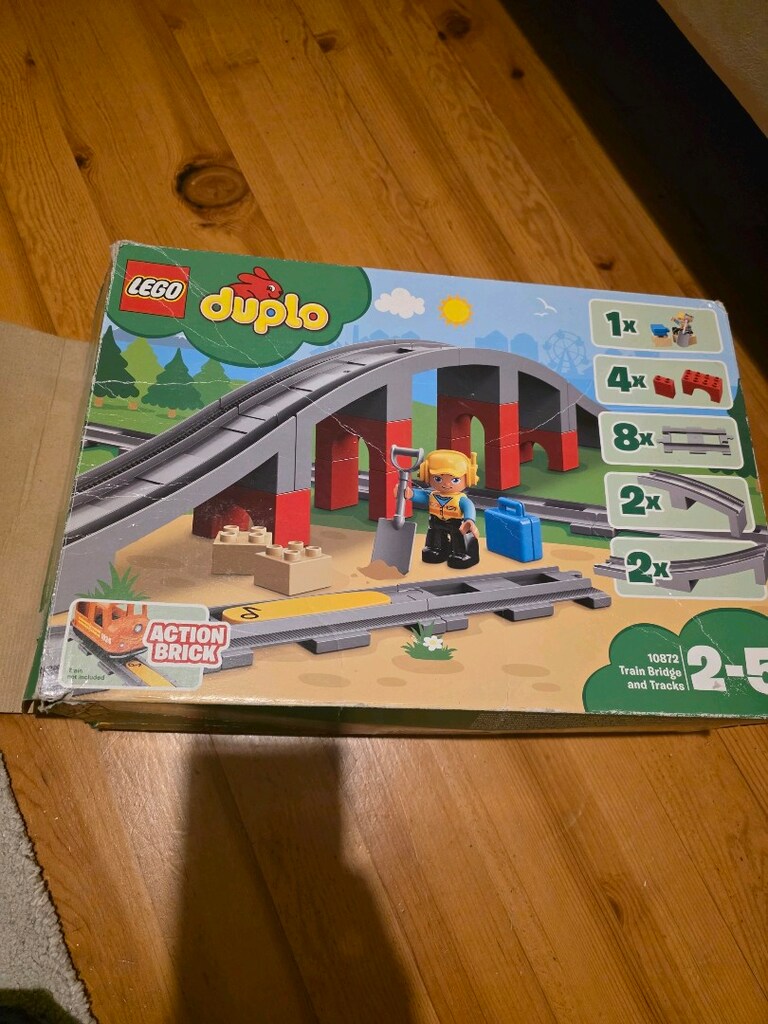 Lego duplo "10872" köprüsü ve rayları (26 parça) - 2