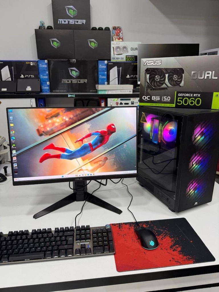 24 AY GARANTİLİ SIFIR MASAÜSTÜ BİLGİSAYAR İNTEL ULTRA 5~ ASUS RTX 5060 - 8